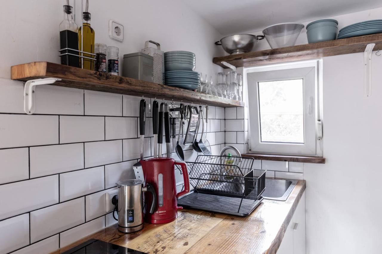 Am Grimnitzsee gemütliches Tiny House Bungalow mit Sauna und Kamin Joachimsthal Exterior foto